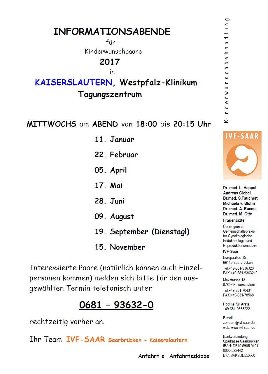 Infoabende Kaiserslautern